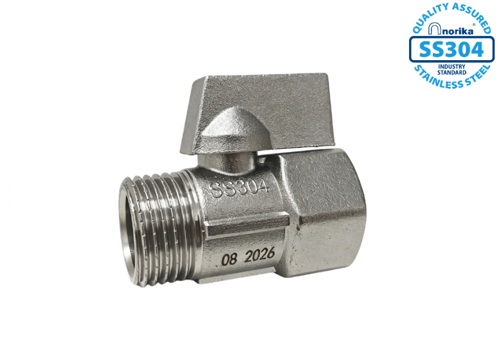 Stainless Steel 304 Mini Ball Valve (MxF)