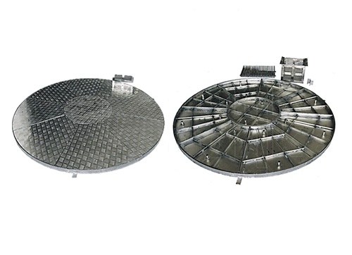 Reversible Grease Trap Frame & Cover 1800 (Chequered Side)