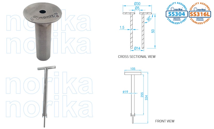 Stainless Steel AISI 304 Air Vent