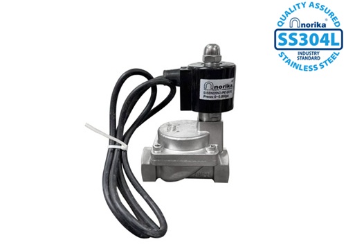 injap solenoid keluli tahan karat (biasanya terbuka IP67)