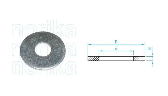 Galvanized Iron Flat Washers