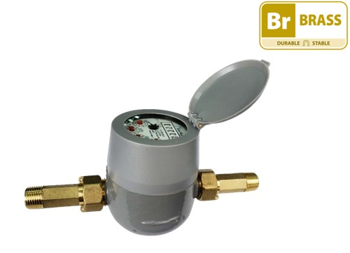 meter air sejuk dail kering jet tunggal (boleh diputar)