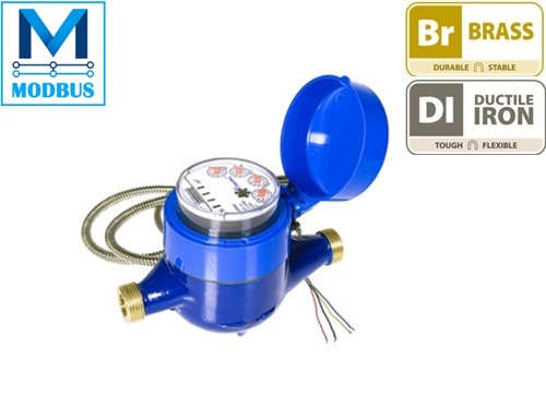 meter air pintar dail kering berbilang jet dengan output RTU modbus