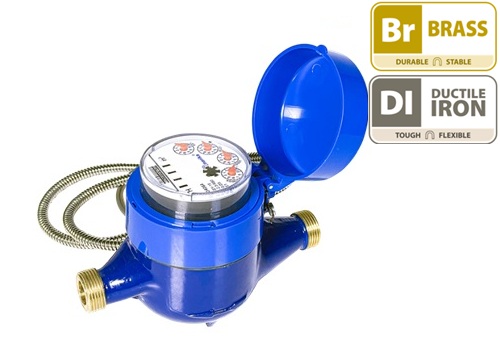 Multi Jet Dry Dial Smart Water Meter With Modbus RTU Output  (R80)