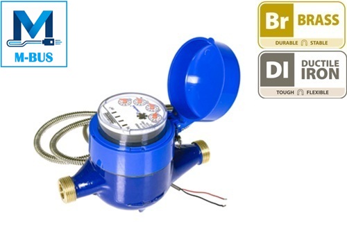 Epoxy-Coated Multi-Jet Dry-Dial Photoelectric Direct-Reading Water Meter With MODBUS RTU Via 2-Core M-BUS interface (R80)