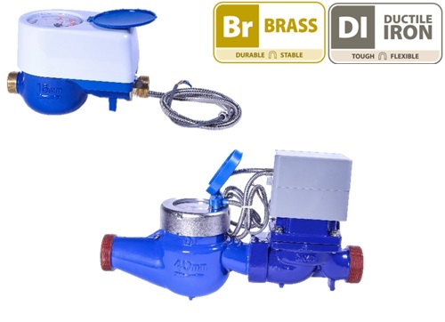 Multi Jet Dry Dial Photoelectric Direct Reading Water  Meter With  Valve  Controlled (R80)