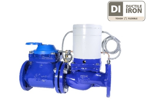Multi Jet / Woltman Dry Dial Photoelectric Direct Reading Water Meter With Valve  Controlled (R100)