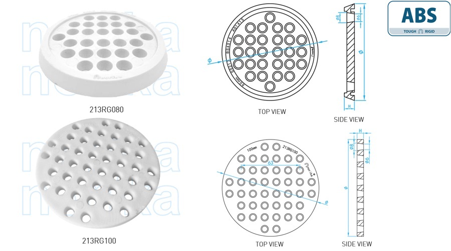 SS213 Round Grating